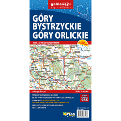 Góry Bystrzyckie i Góry Orlickie 1:40 000 - mapa laminowana